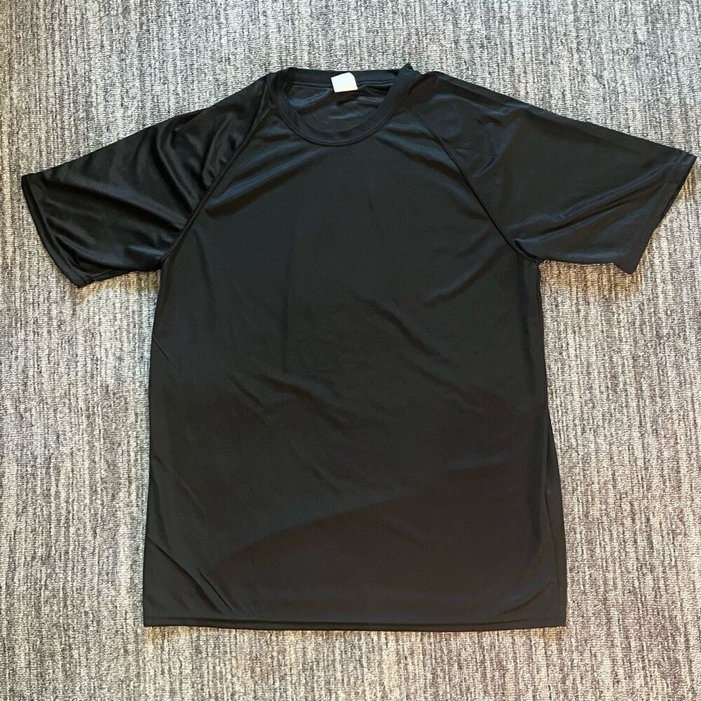 Augusta Sportswear‎ Adult Large Moisture Management T Shirt Black Short Sleeve